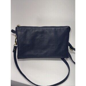 Michael Kors Bags Womens Fulton Navy Blue Adjustable Strap Crossbody